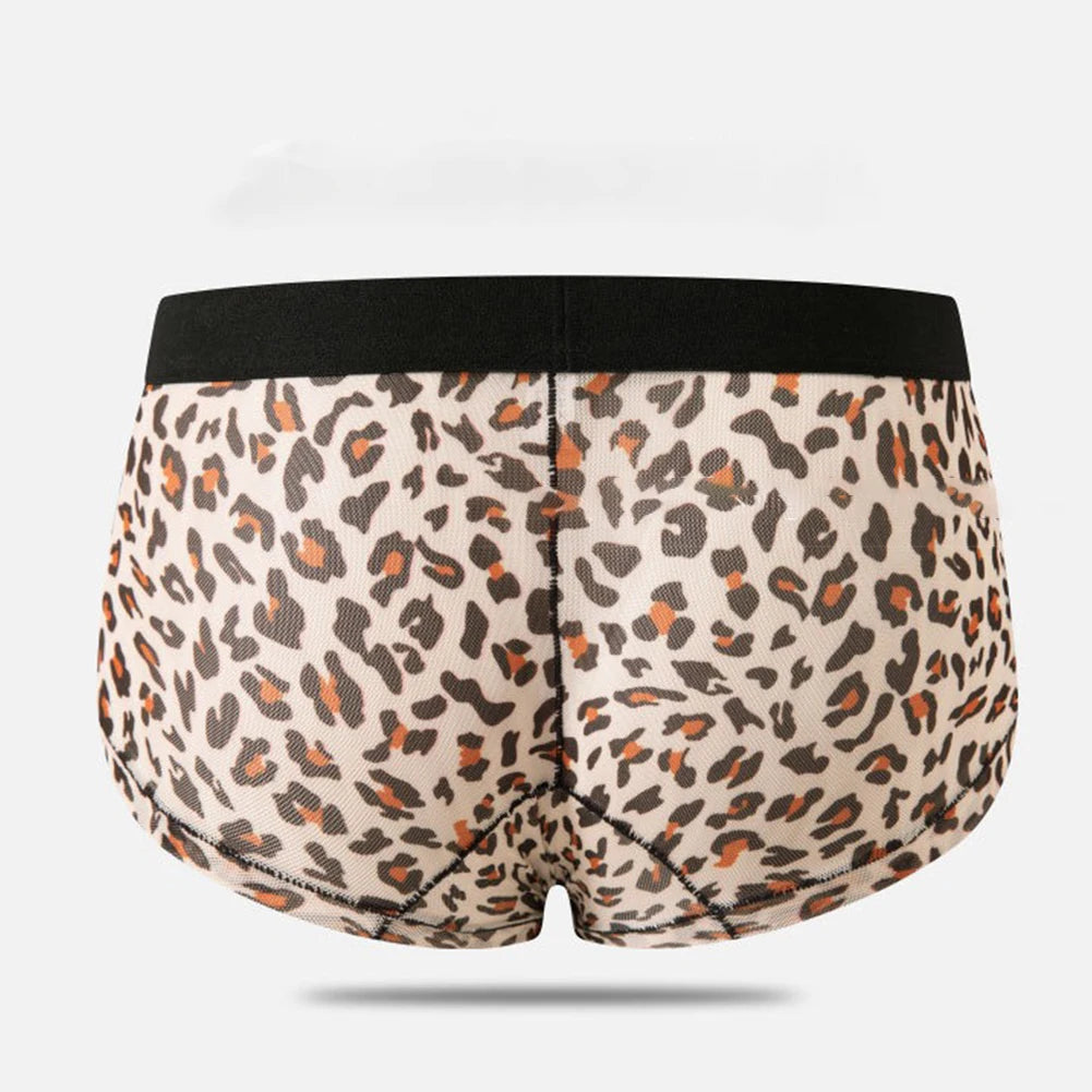 Brilliant Rose Leopard Print Hot Pants