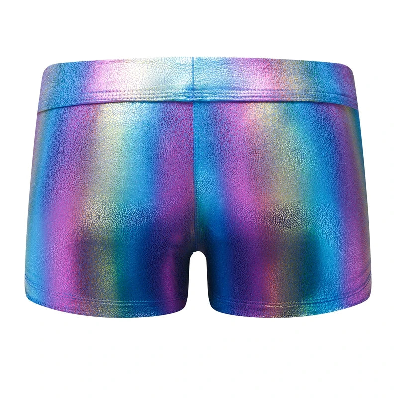 Jockmail Metallic Rainbow Trunks