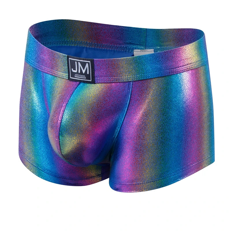 Jockmail Metallic Rainbow Trunks